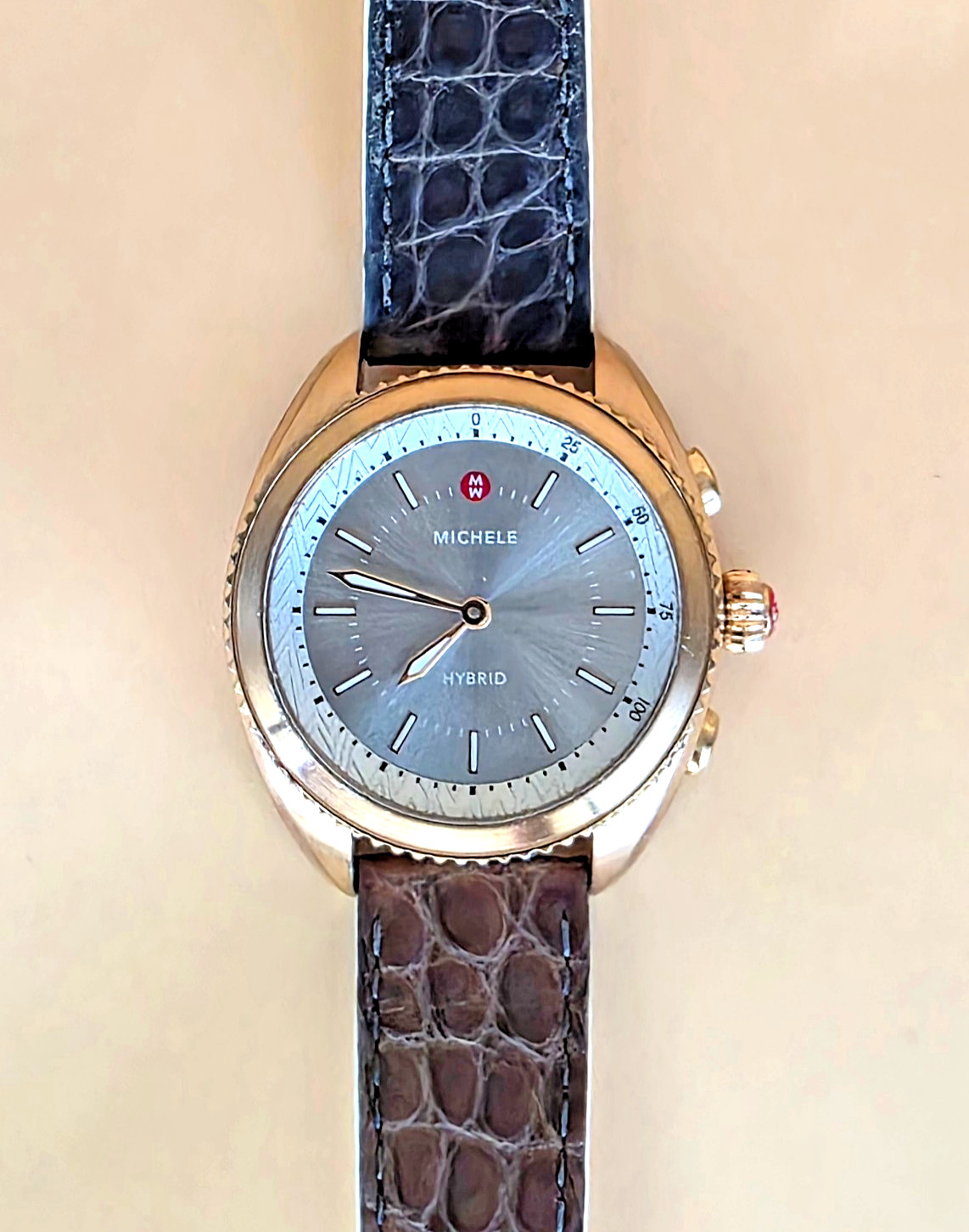 Vintage Michele Hybrid Smartwatch NDW3M Ladies Wrist Watch 37mm
