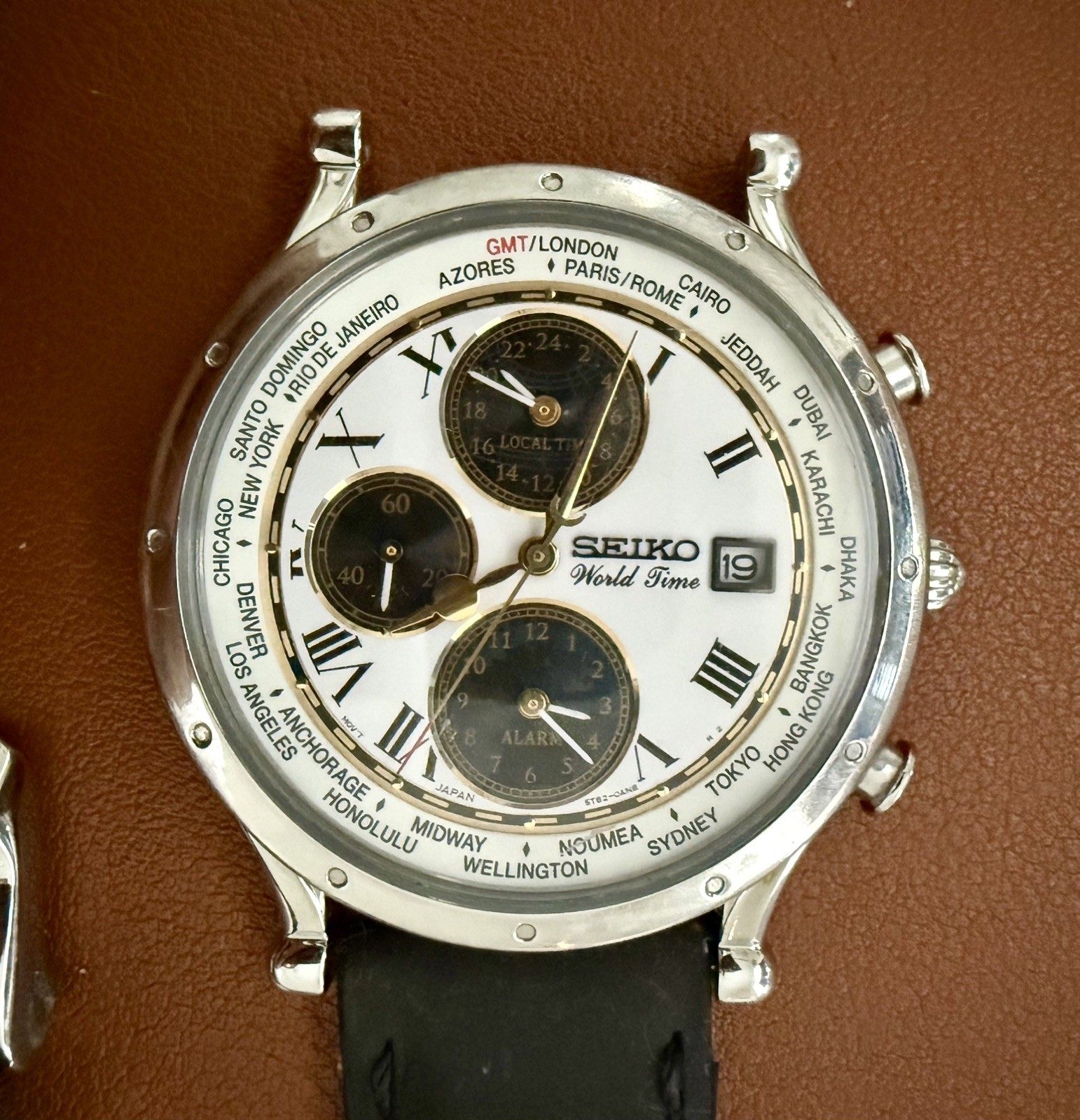 Rare Seiko Age of Discovery 30th Anniversary Limited Edition World Time Watch