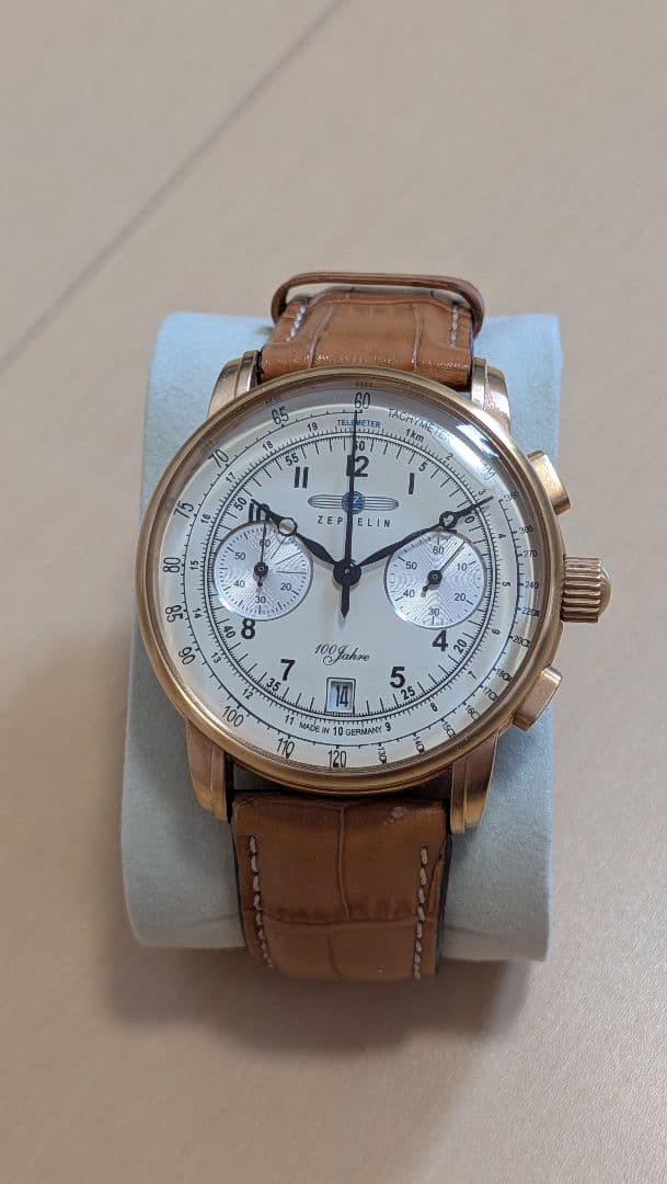 Zeppelin 100 Years Chronograph 7676-5 Quartz Watch Used