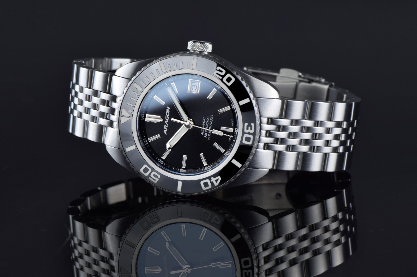 ARAGON A616BLK EVO NH35 44mm