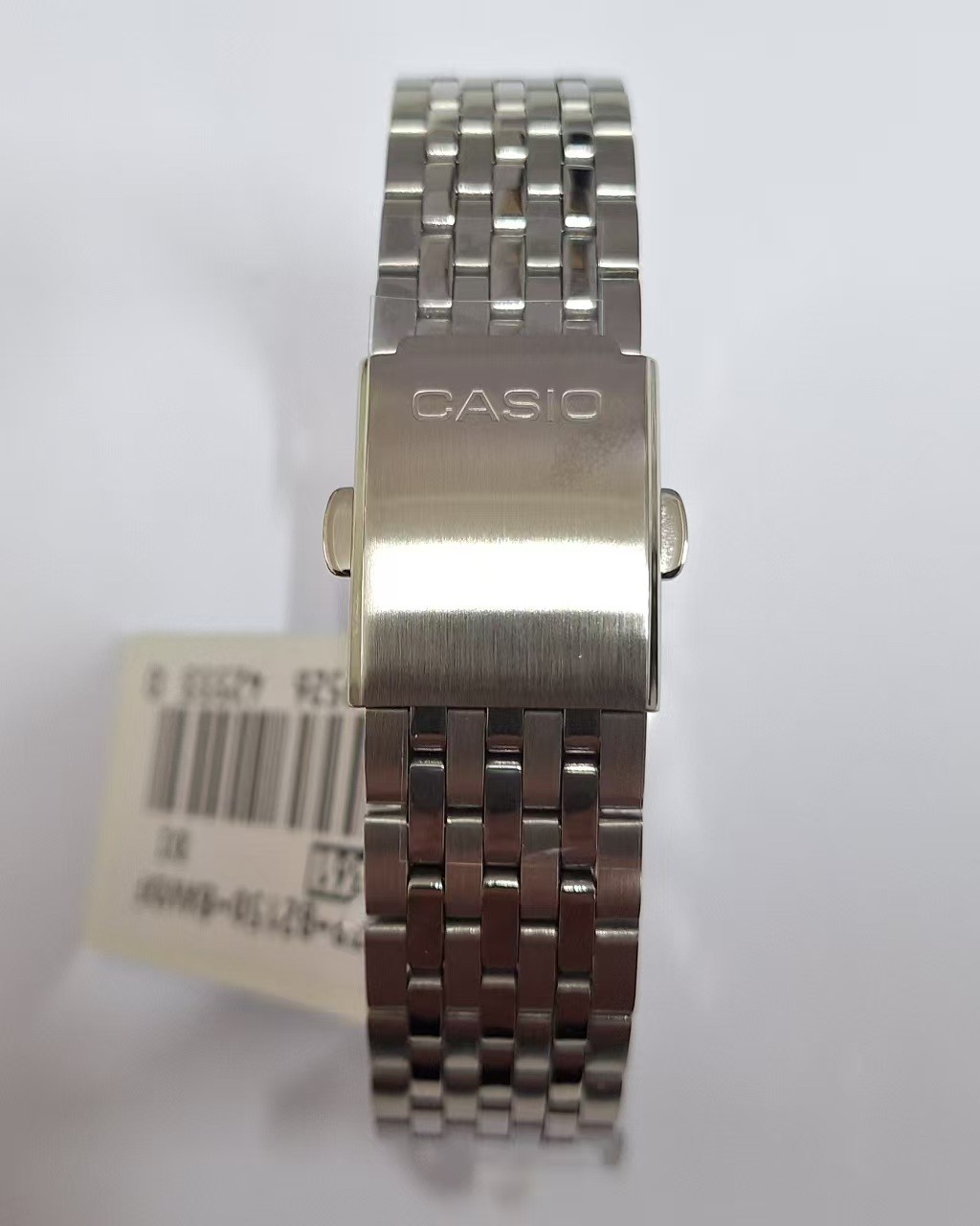 CASIO MTP-B215D-8A Gary Dial Analog Stainless Steel Band Men Watch MTPB215D