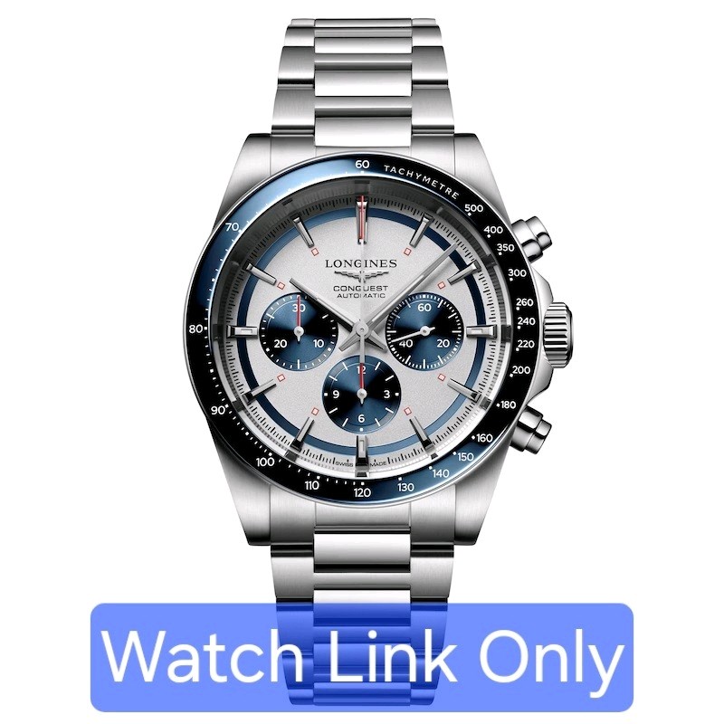 1 watch LINK for Longines Conquest Automatic Chronograph Men’s Watch L38354986