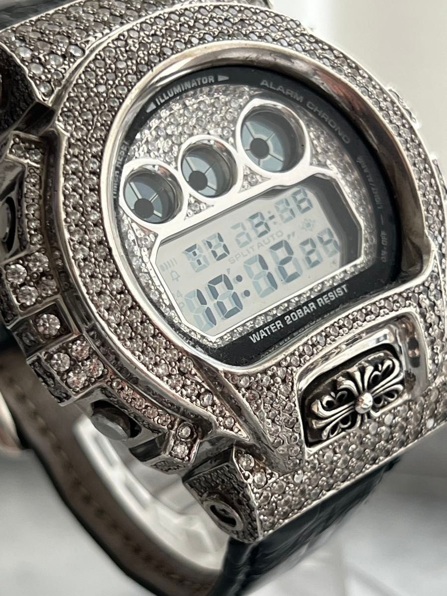 Chrome Hearts Edition G-SHOCK 6900 Full Silver Custom