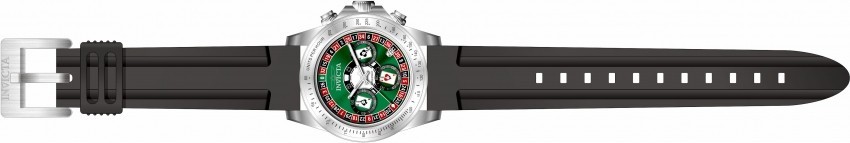 🔥NIB Invicta Speedway Casino Roulette 39.5mm Silver Tone Men’s Watch 50492🔥