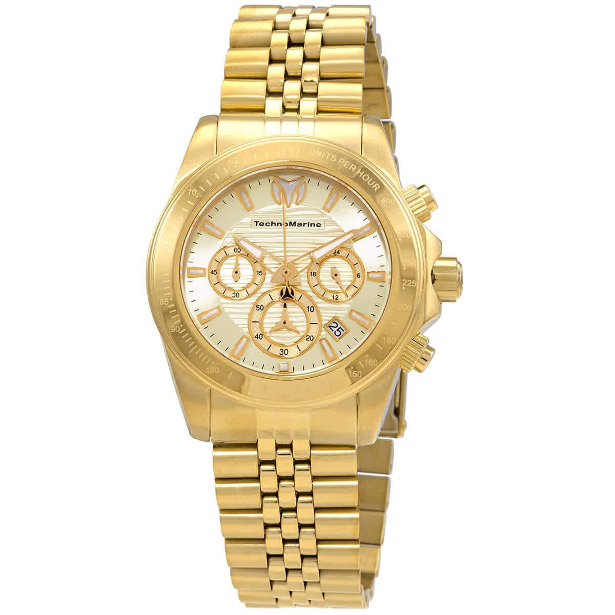 Technomarine Manta Ray Chronograph Gold Dial Men’s Watch TM-219022