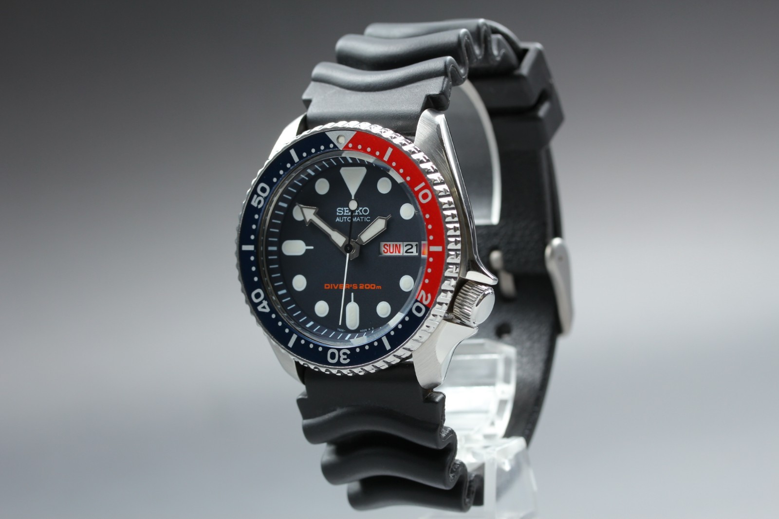 [NEAR MINT] Vintag SEIKO 7S26-0020 SKX009 Pepsi Automatic Mens Watch From JAPAN