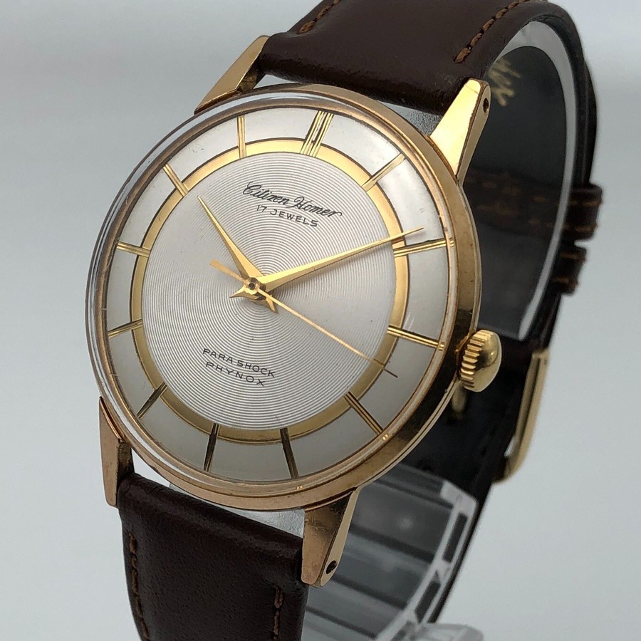 OH serviced, Vintage 1961 Citizen Homer Rare Record Dial Hand-winding #2600