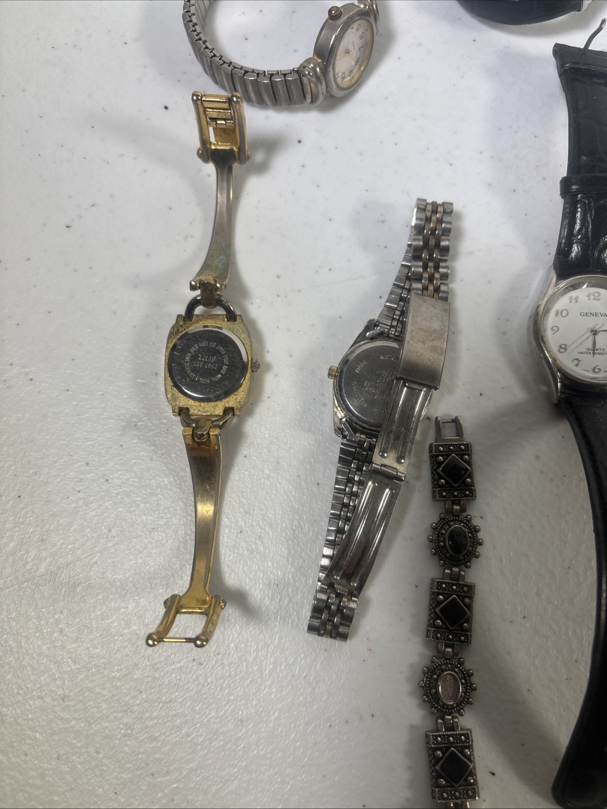Lot 20Women’s Quartz Watches Stainless Steel Untested for Parts/Repair