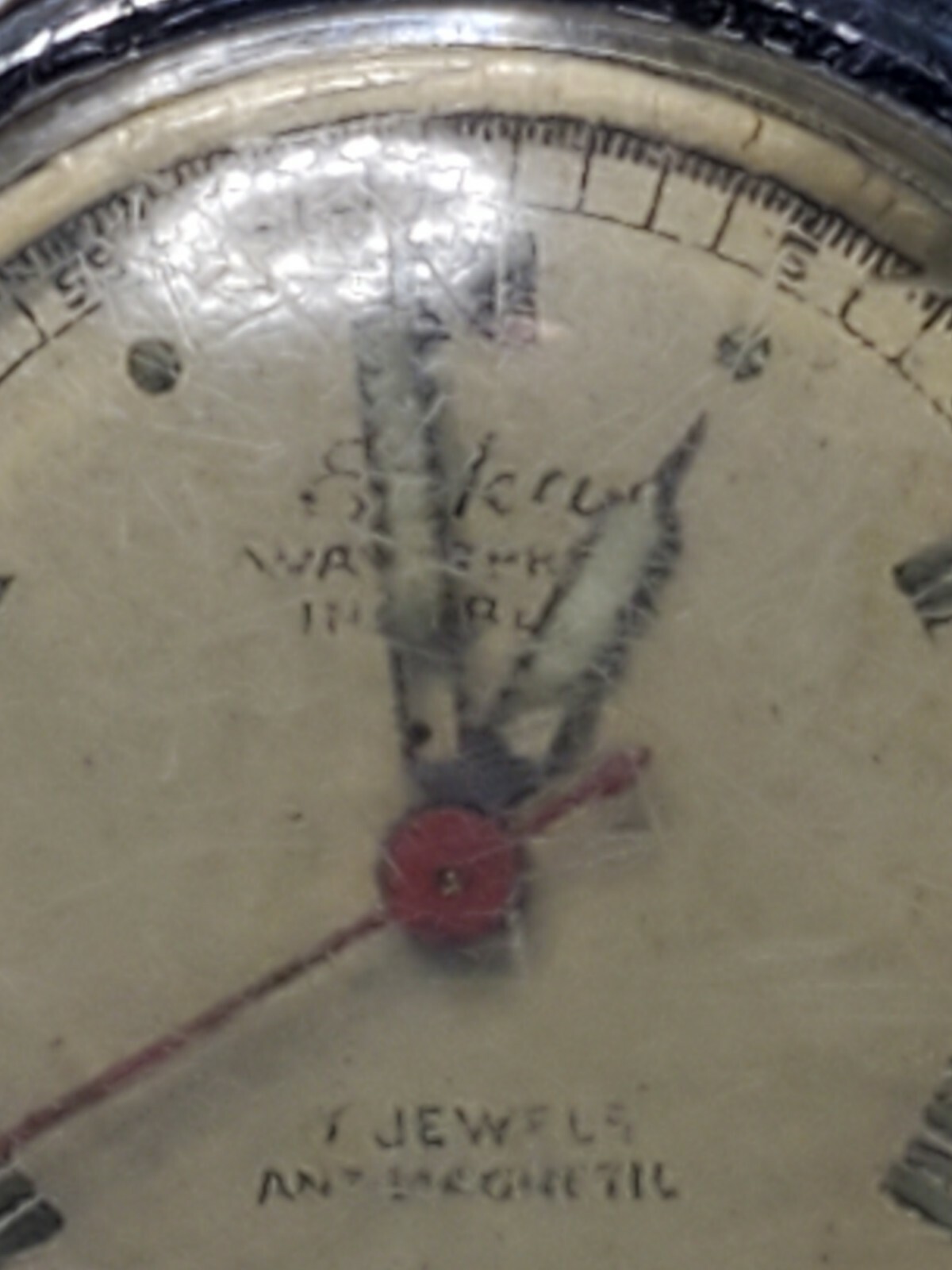 VINTAGE ESKA SCREWBACK 17J MANUAL WIND ROMAN DIAL REPAIR