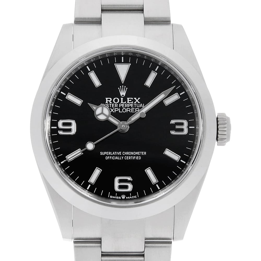 ROLEX Explorer 40 224270 black Random Number second hand mens