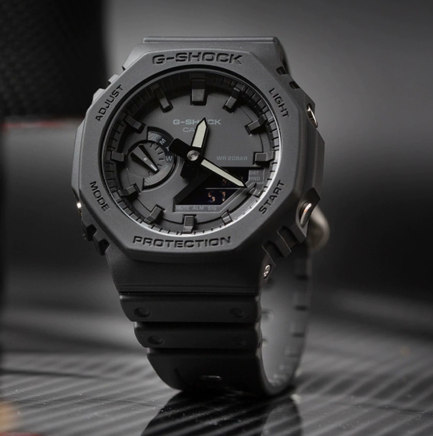 Casio G-Shock GA2100-1A3ER Carbon Quartz Watch Black Unisex Wristwatch