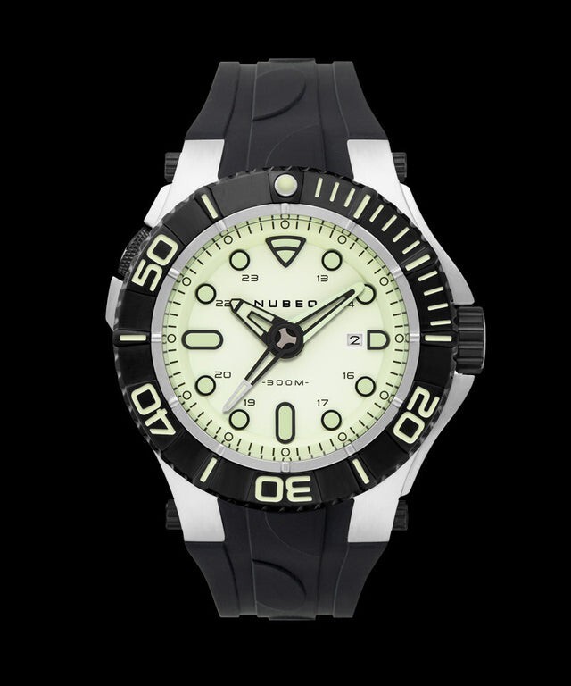 Nubeo Watches Manta Stealth Automatic All Lume NB-6054-05 50mm Men’s Watch