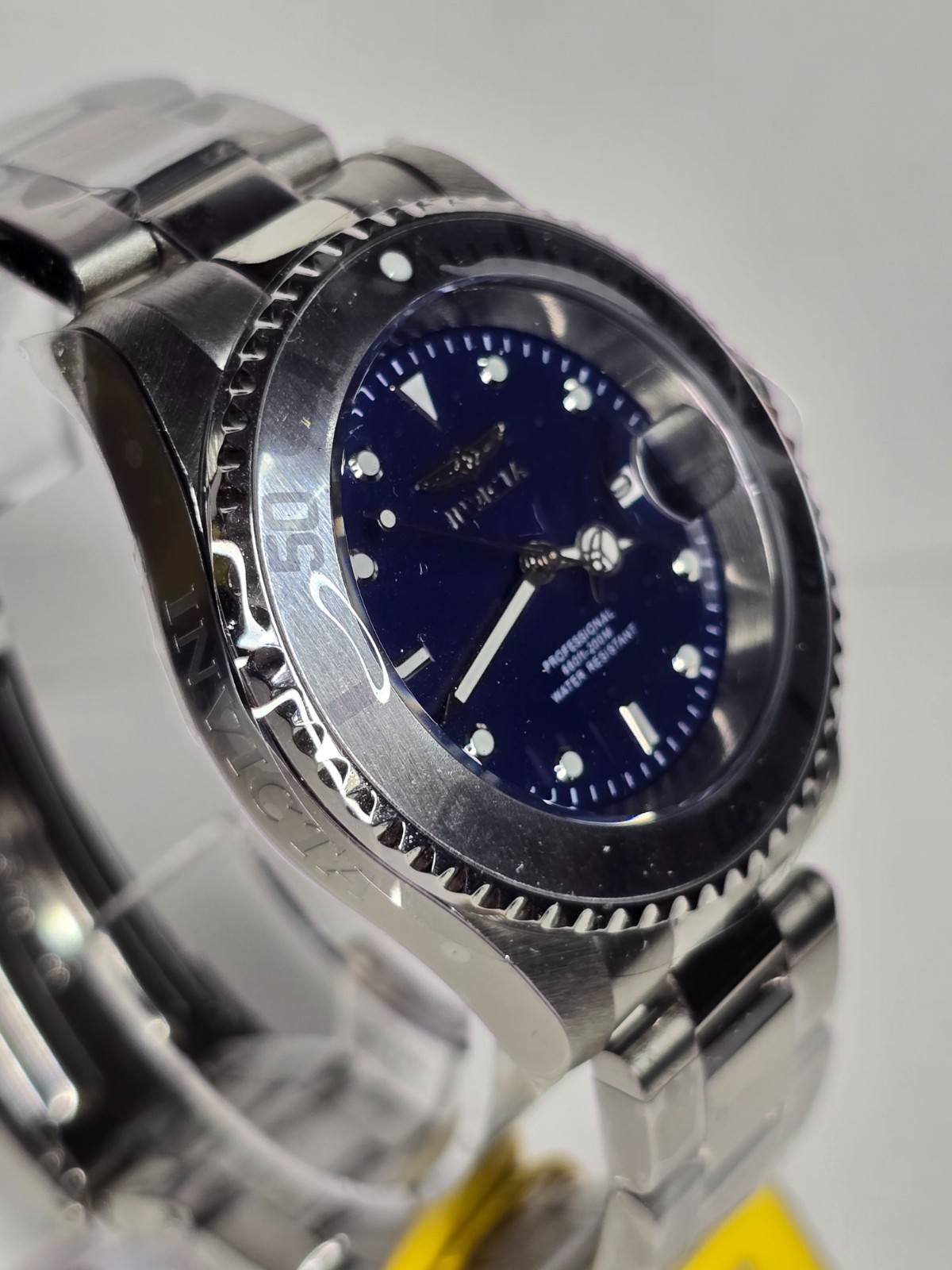 Invicta Pro Diver Coastpath Men’s Watch – 40mm, Silver, Navy Blue (34023)