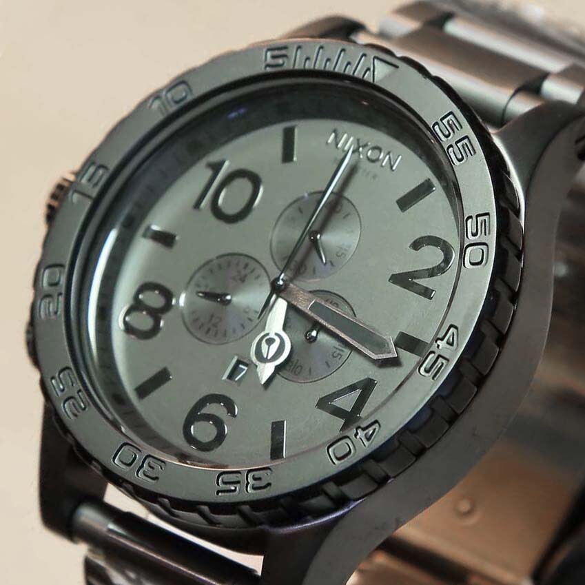 NEW Authentic NIXON Watch Mens 51-30 CHRONO Gunmetal A0831062 FAST SHIPPING GIFT