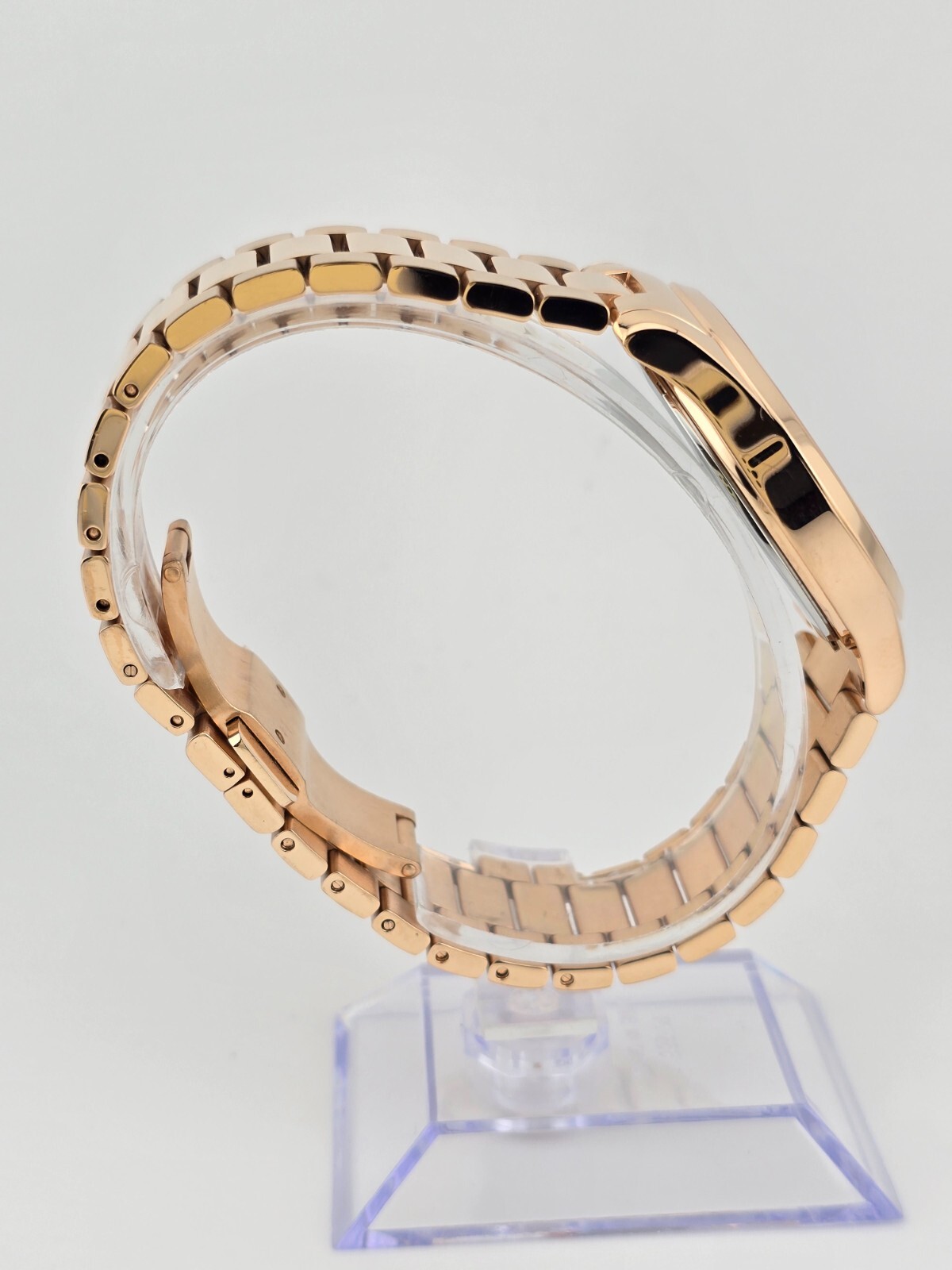 Gucci G-Timeless Stainless Steel Rose Gold Dial Watch – YA126482 ($1010 MSRP)