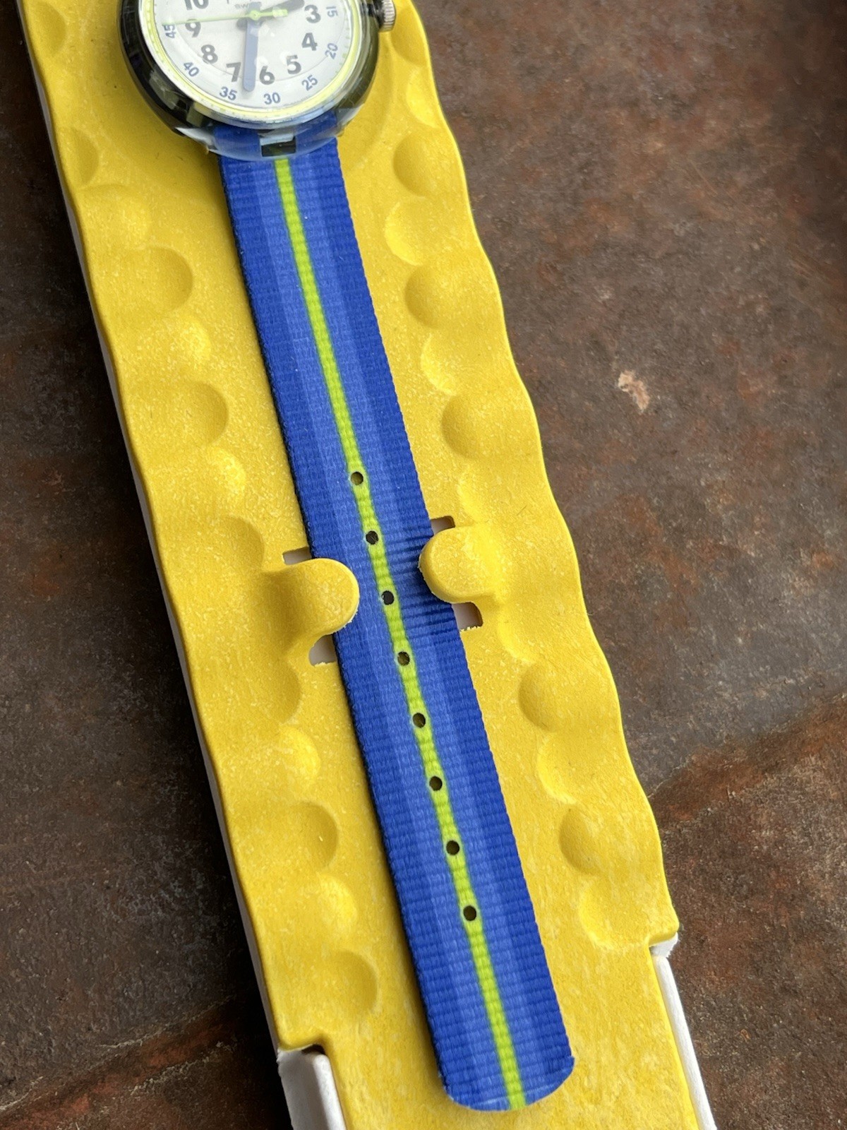 Limited Edition FLIK FLAK HODINKEE NEON REMIX – New in Box – Sold Out!