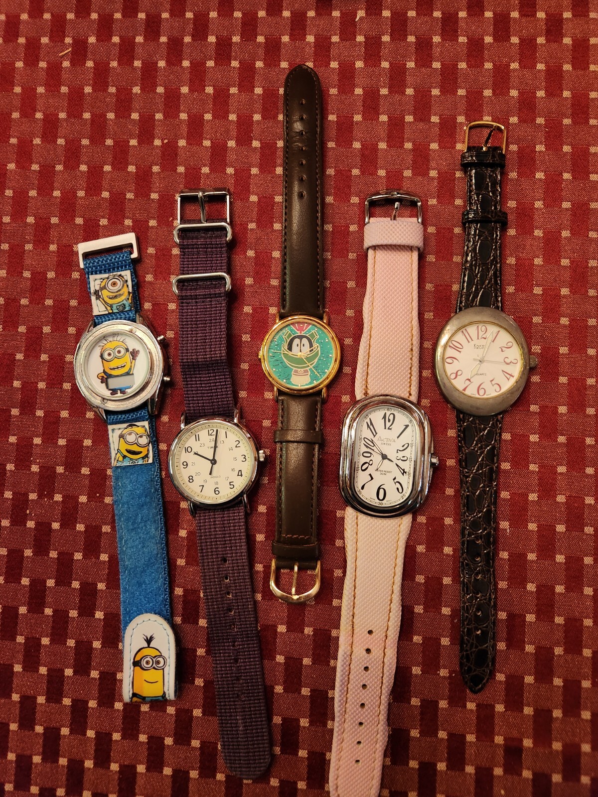 Women’s watches Warner Bros, Universal Studios, Kristine, Activa & Timex