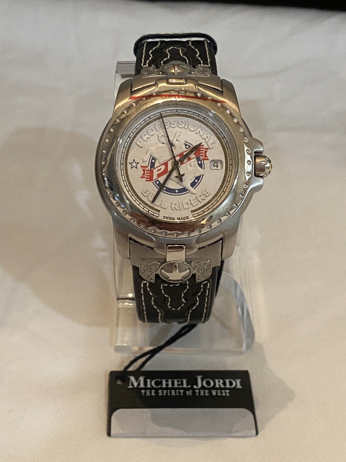Michel Jordi Special edition Professional bull rider NOS watch.