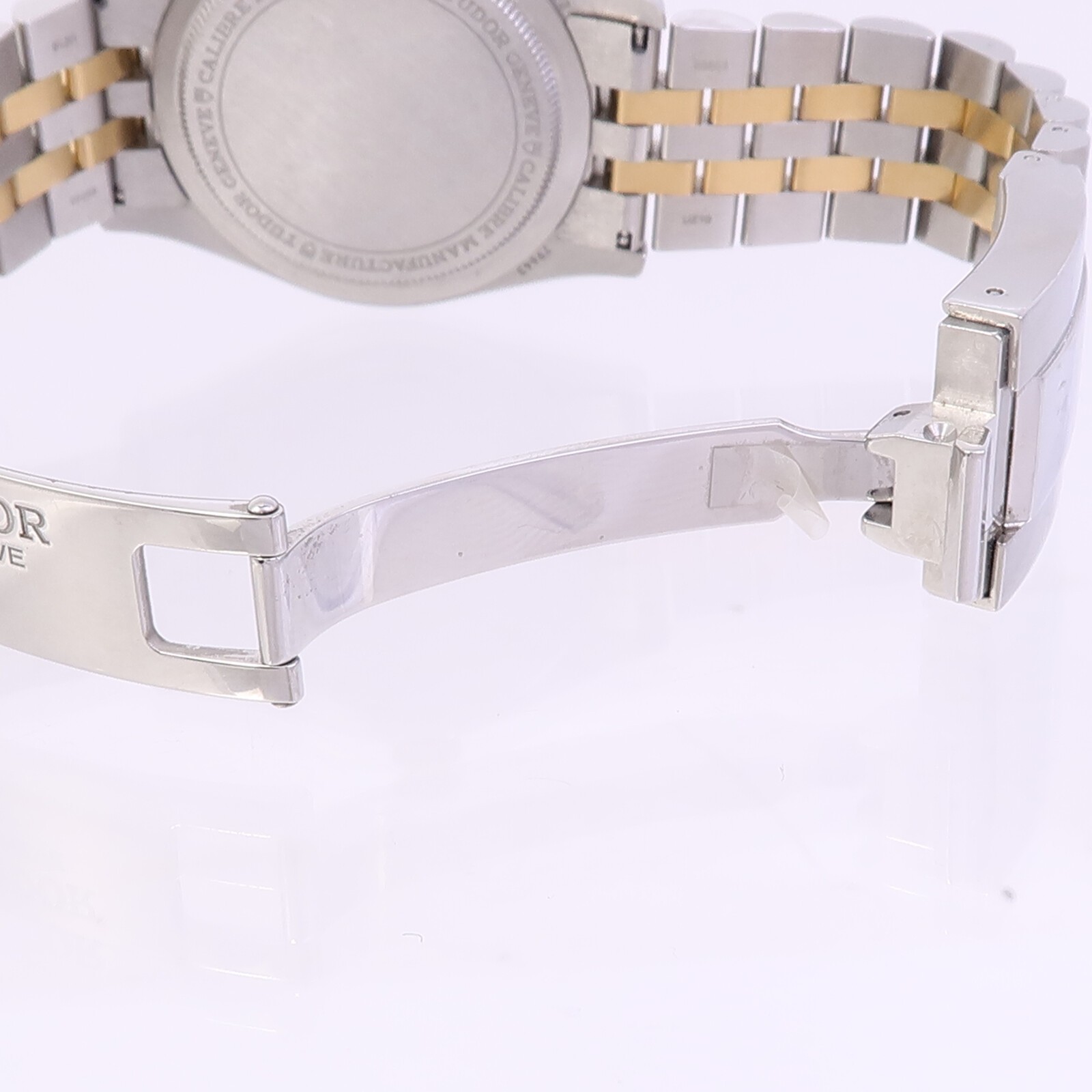 TUDOR Black Bay One 79643 Automatic Watch Stainless Steel 18K Yellow Gold Silver