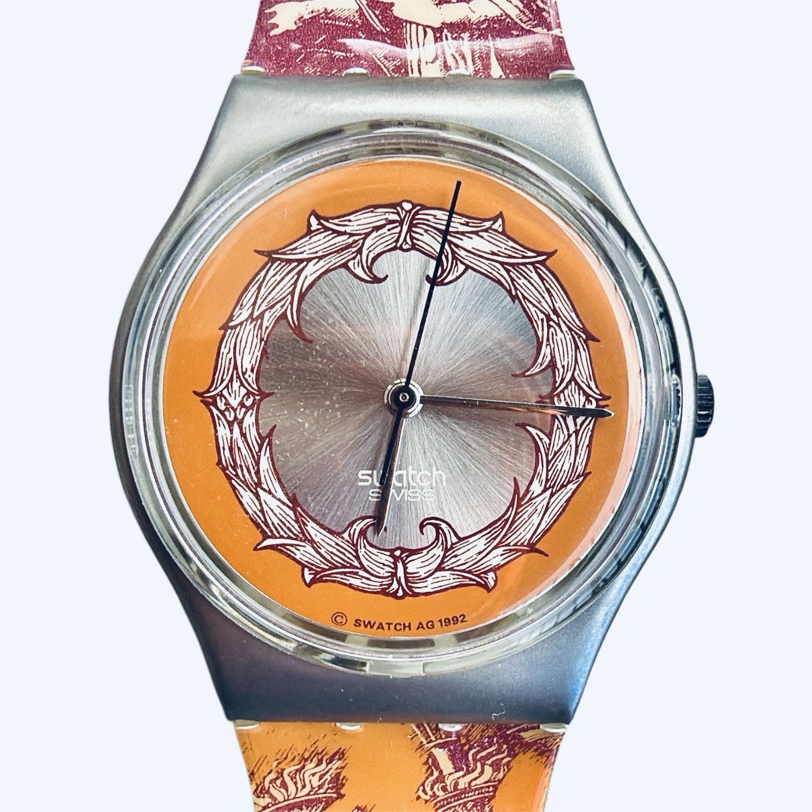 Swatch Watch VOIE HUMAINE GX126 1993 Standard Gents 34mm Swiss Quartz READ