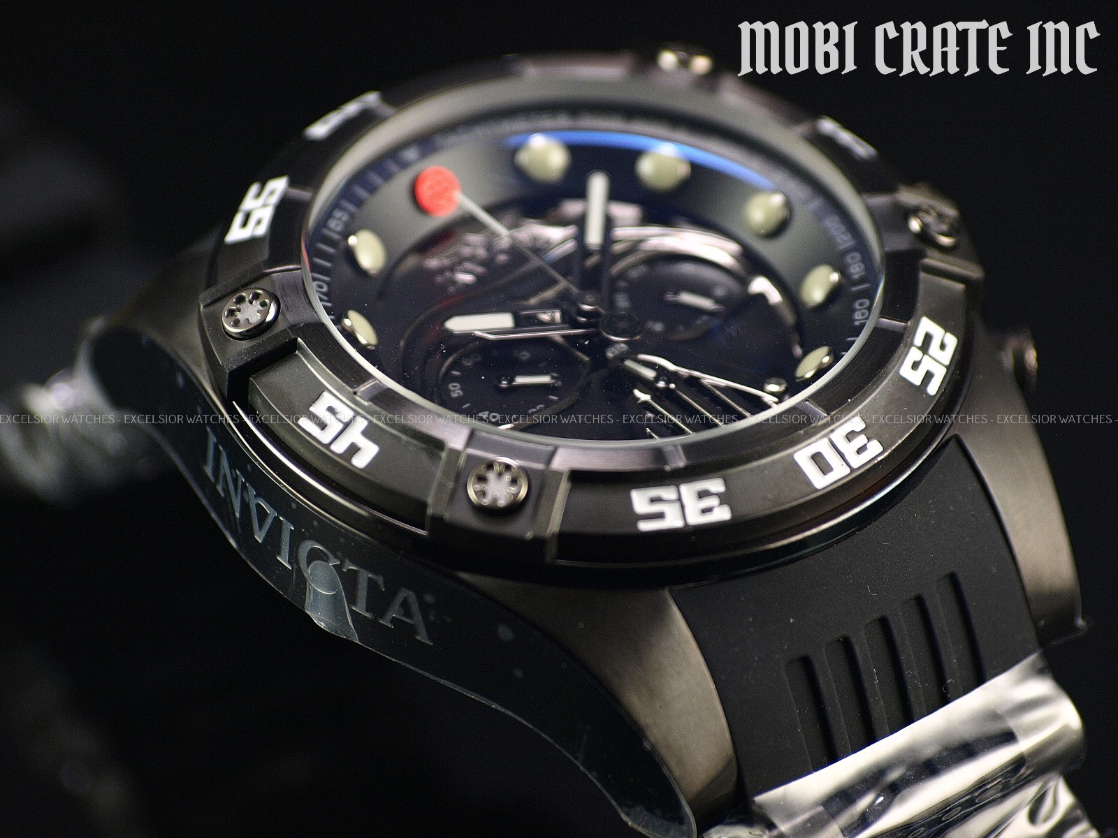 New Invicta Star Wars Men’s Darth Vader 52mm Bolt LE Quartz Chrono Black Watch