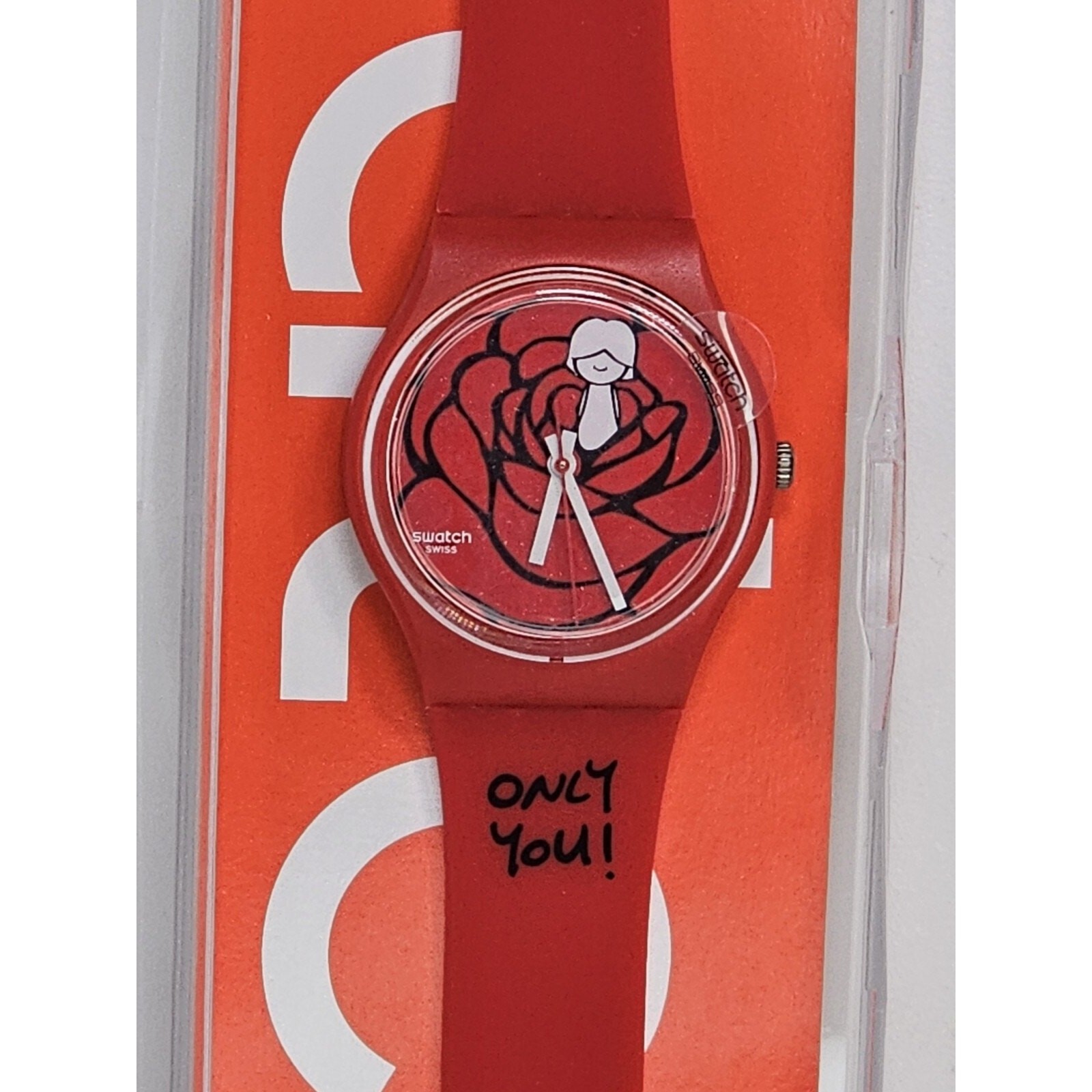 Swatch Red Watch Ref SZ5013 “Only You”
