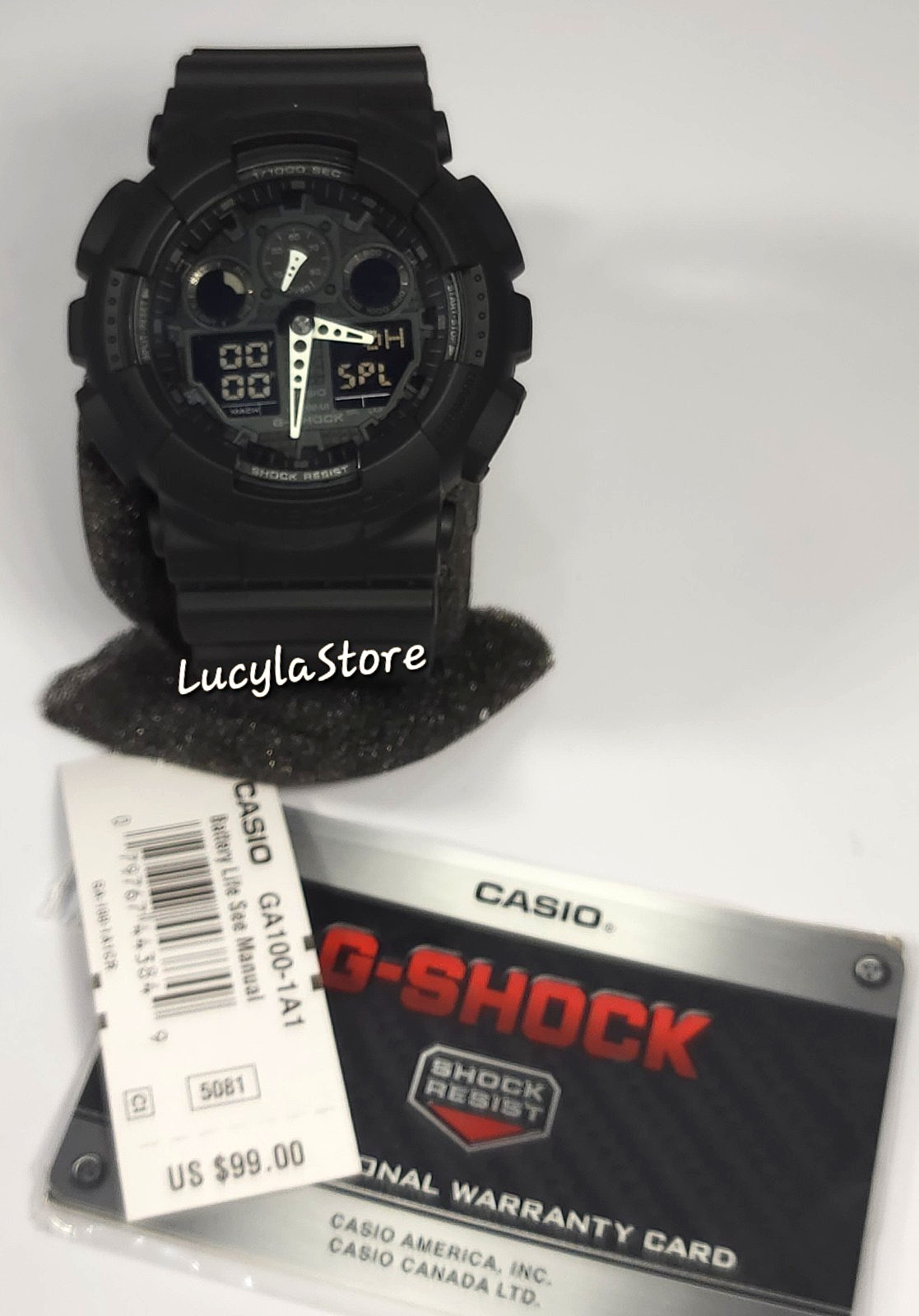 Casio G-shock GA100-1A1 Black Matte Men’s Watch – New with tag and Box