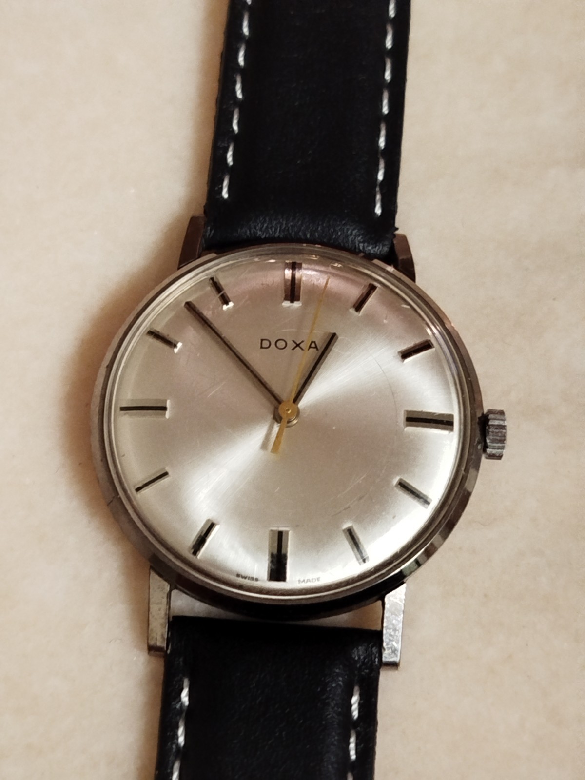 Doxa vintage manual wind – Cal. 160 – 35 mm – Serviced – Original Dial