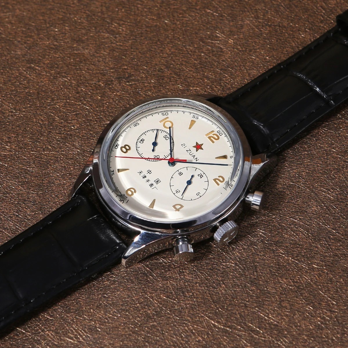 40mm Seagull 1963 Pilot Watch | Quartz Movement | Aviation Style