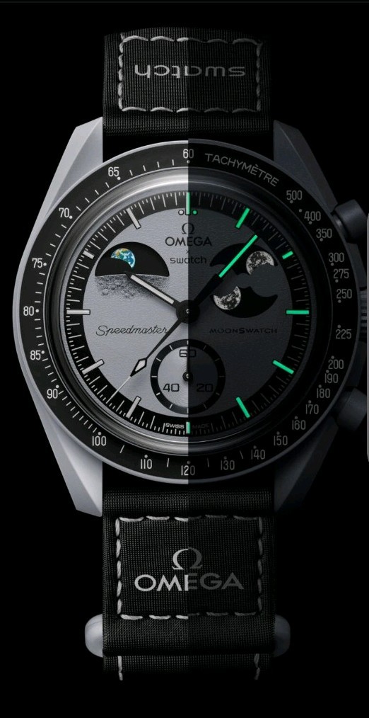 NEW WITH PAPERS Swatch X Omega Mission To Earthphase FREE SHIPPING