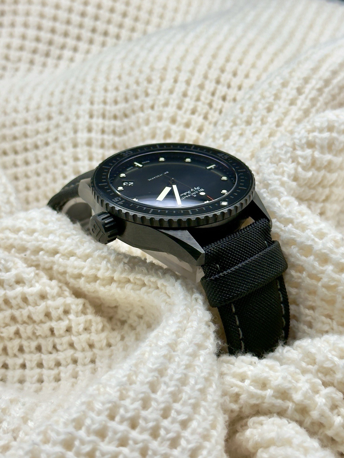 Blancpain Fifty Fathoms Bathyscaphe Ceramic 2024 43.6mm 5000-0130-B52A Full Set