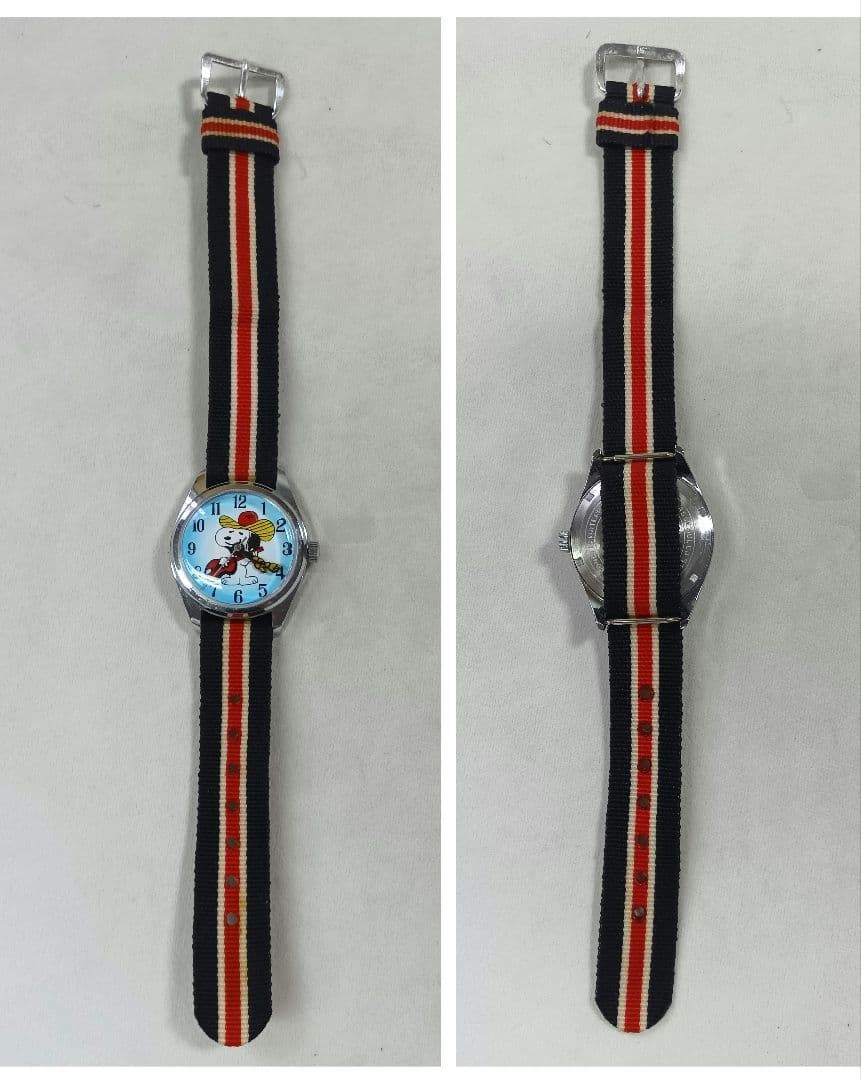 Snoopy Manual Wind Watch SNOOPY Vintage Antique Working