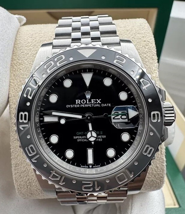 2025 Rolex GMT-Master II 126710GRNR Ceramic Steel Bruce Wayne Jubilee NEW
