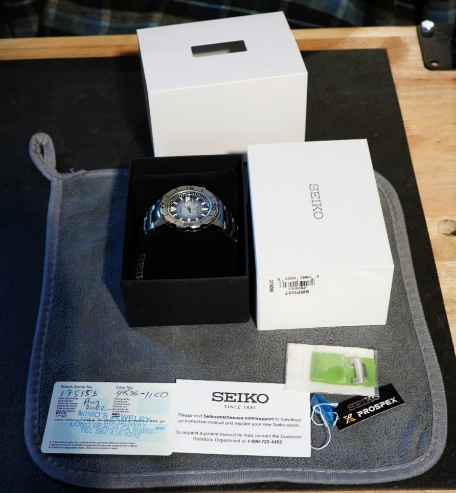 Seiko Prospex Blue Watch – SRPG57