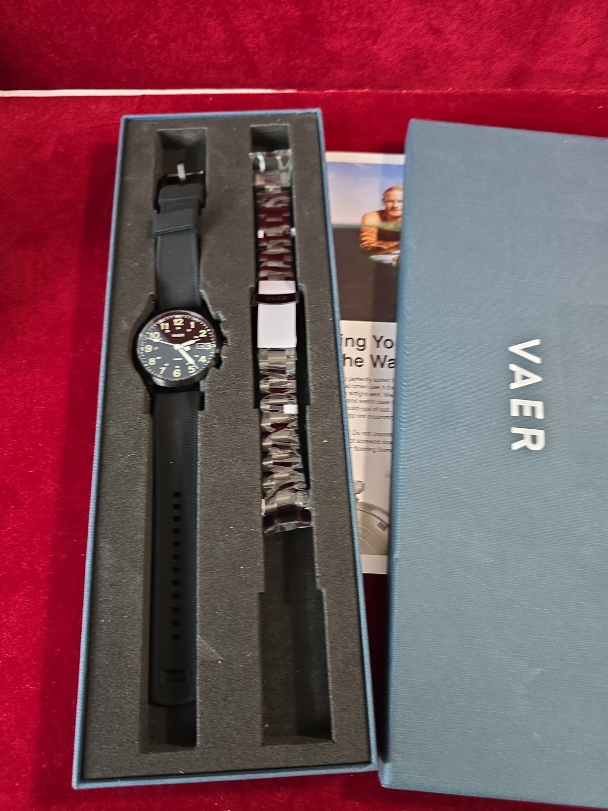 VAER S3 Tactical Field – 36mm Quartz With Extra Strap