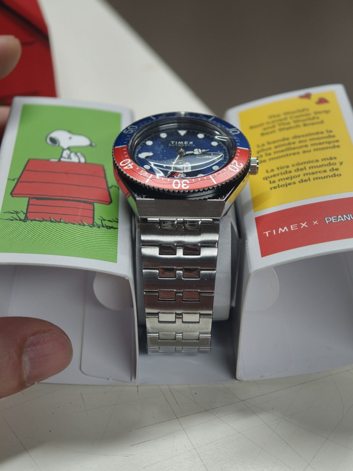 Timex M79 Automatic x Peanuts “Snoopy Edition” (Ref. TW2W47500) — Full Set