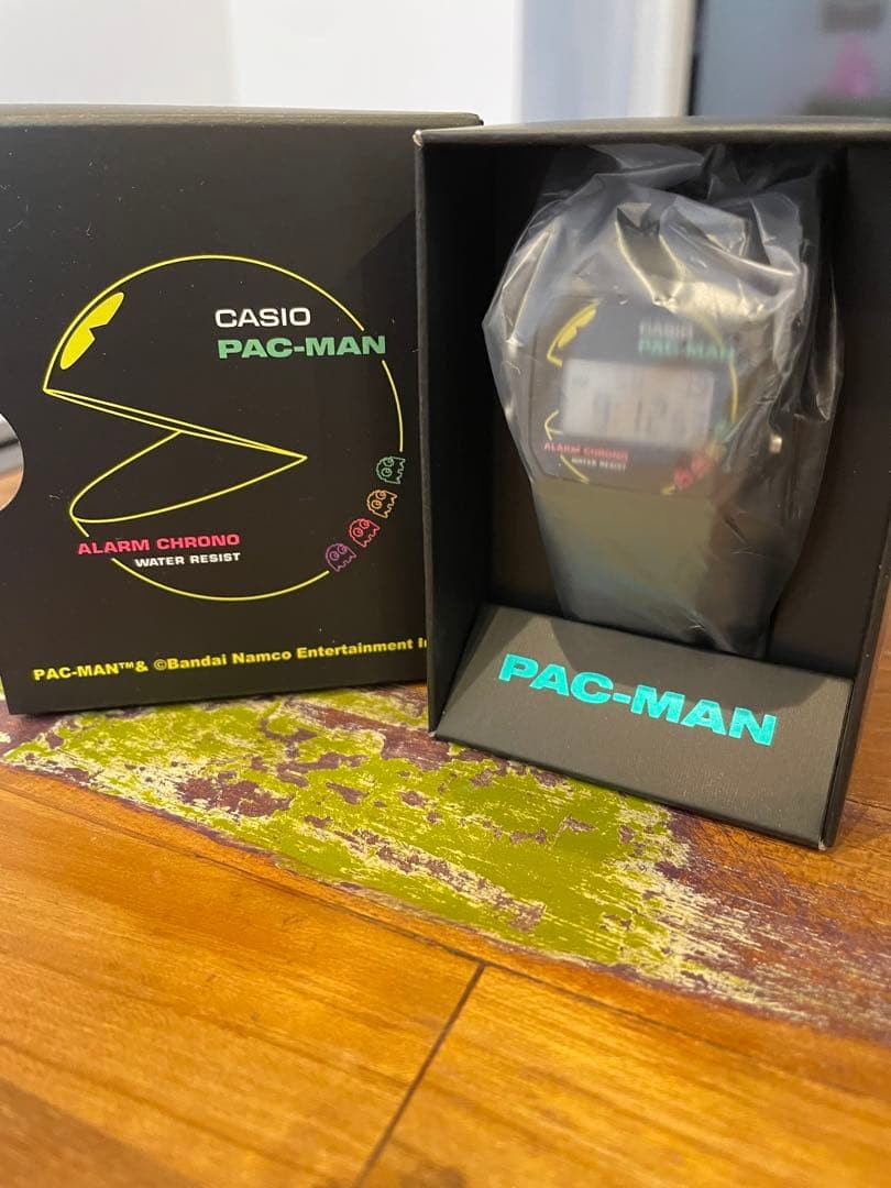 CASIO PAC-MAN F-91WPC-1AJR Limited Collaboration Digital Watch Unused Box