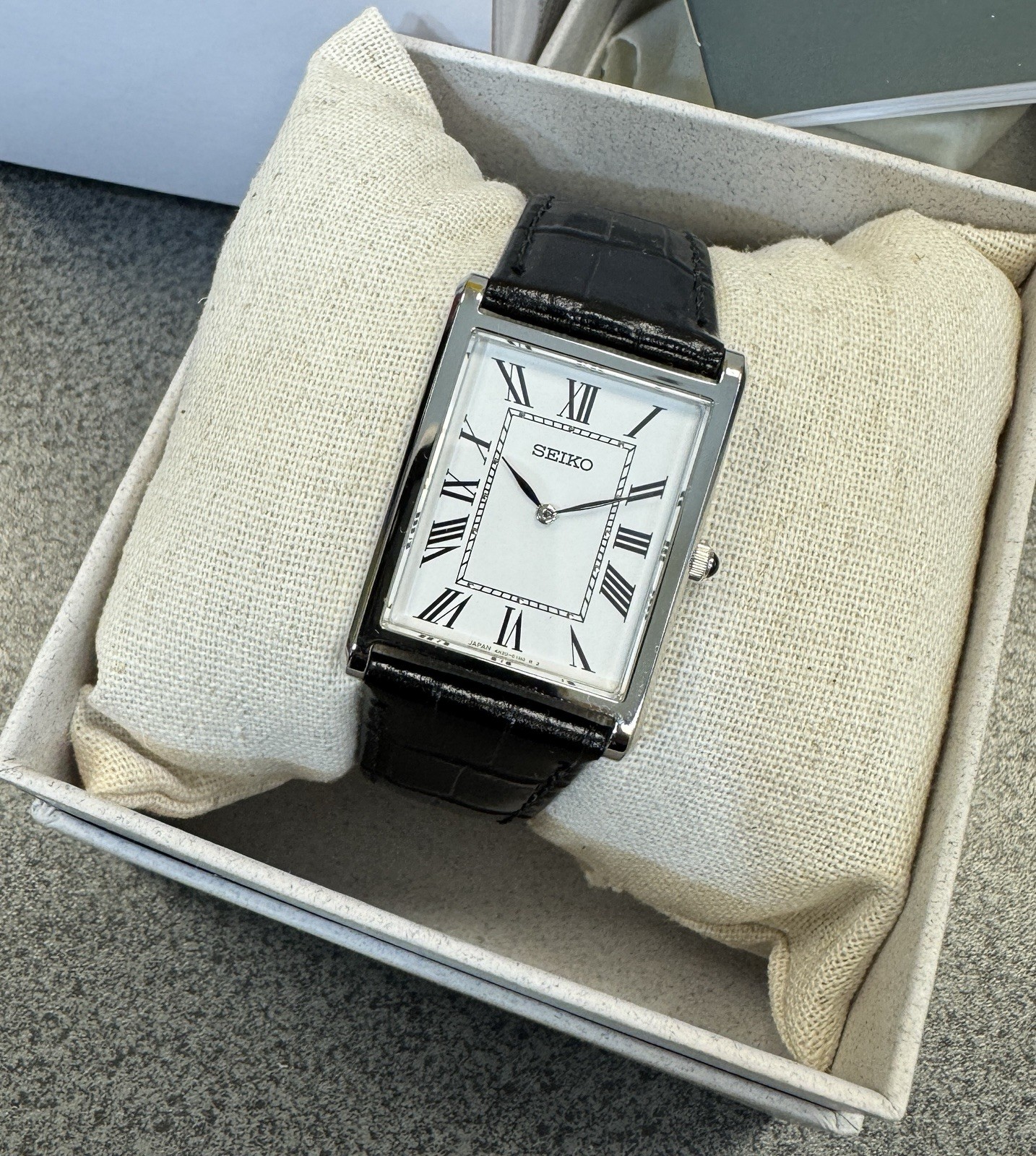 Seiko Essentials Steel Men’s Sapphire Crystal Watch – SWR103 Made In Japan New