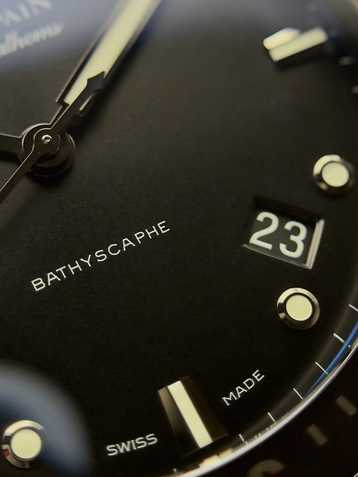 Blancpain Fifty Fathoms Bathyscaphe Ceramic 2024 43.6mm 5000-0130-B52A Full Set