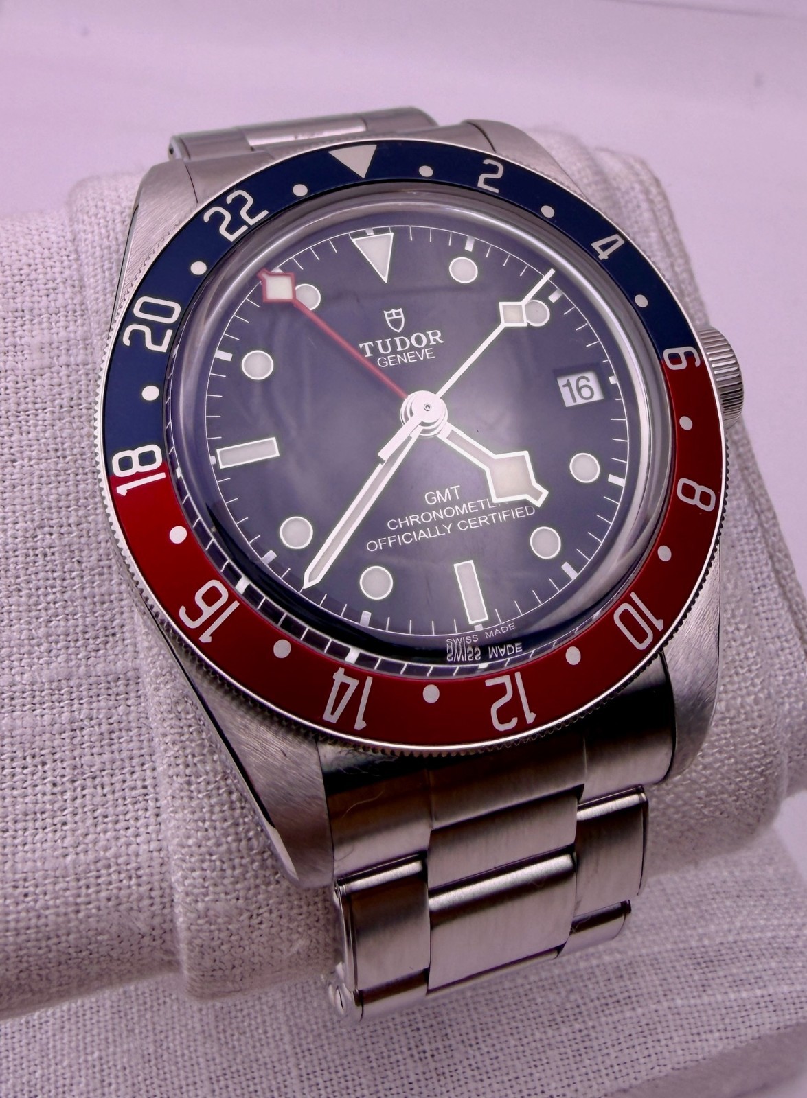 Tudor Black Bay GMT “Pepsi” on Oyster Ref. M79830RB-0001 Case #523