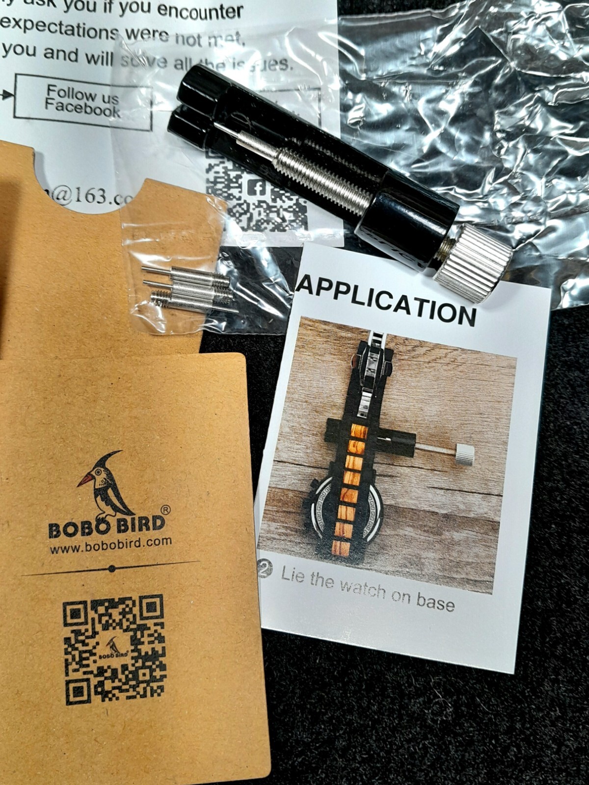 BOBO BIRD Wooden Chronograph Wristwatch *NEW With All Papers*