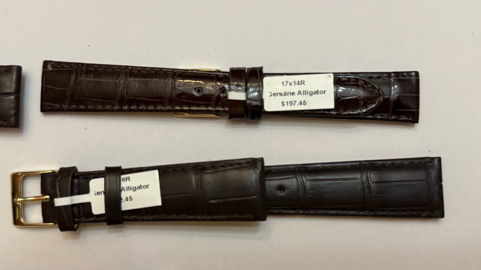 LOUISIANA FARM Padded Alligator Watch Strap Genuine Alligator Leather Fits Rolex