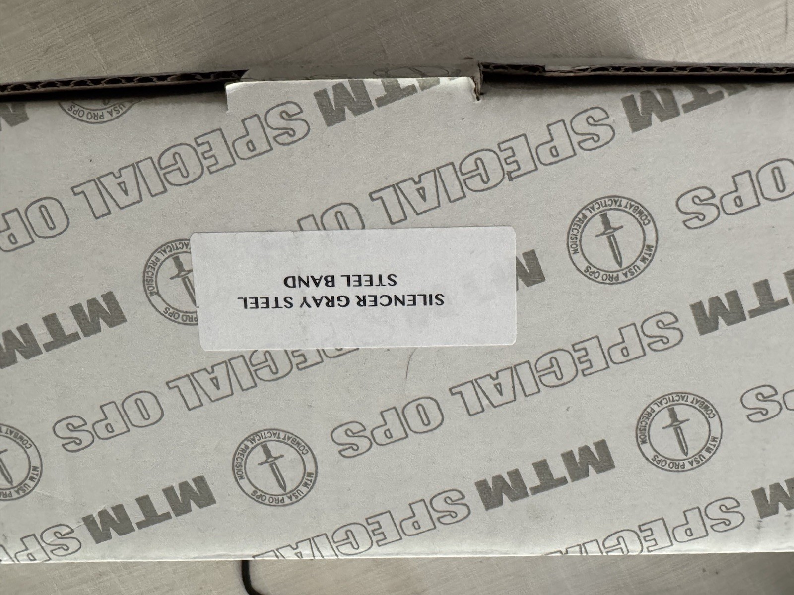 MTM SPECIAL OPS USA SILENCER PVD DLC GRAY TACTICAL STEEL 45MM 100M LIGHTS ALARM