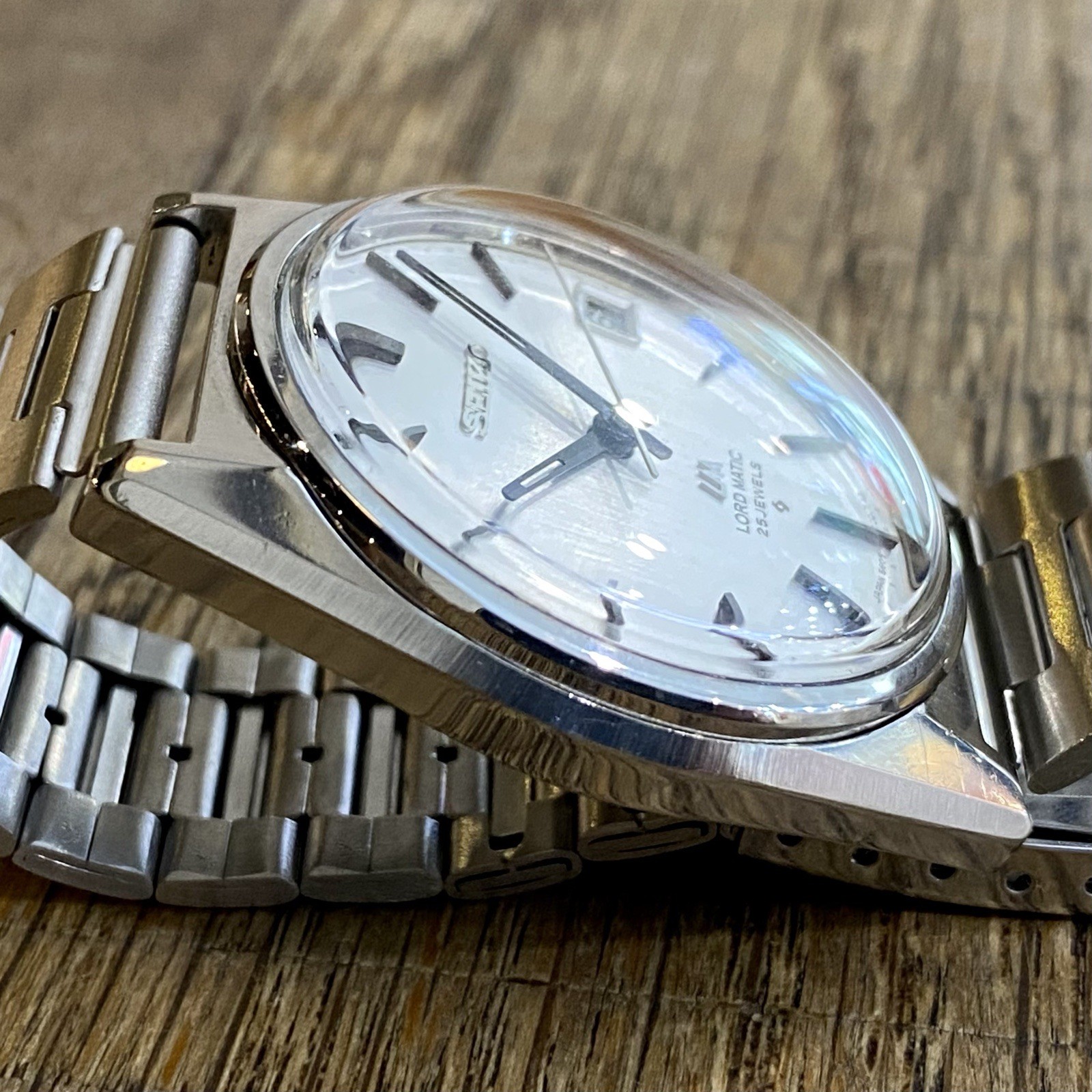 Vintage April 1970 Seiko Automatic LM LordMatic 5605-7020 GS Form On NOS Maruman