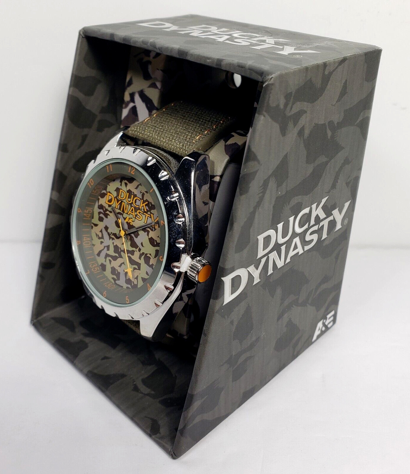 Duck Dynasty Watch Camo Olive/Brown, Canvas Strap DDY015, 2013 Brand New In Box!