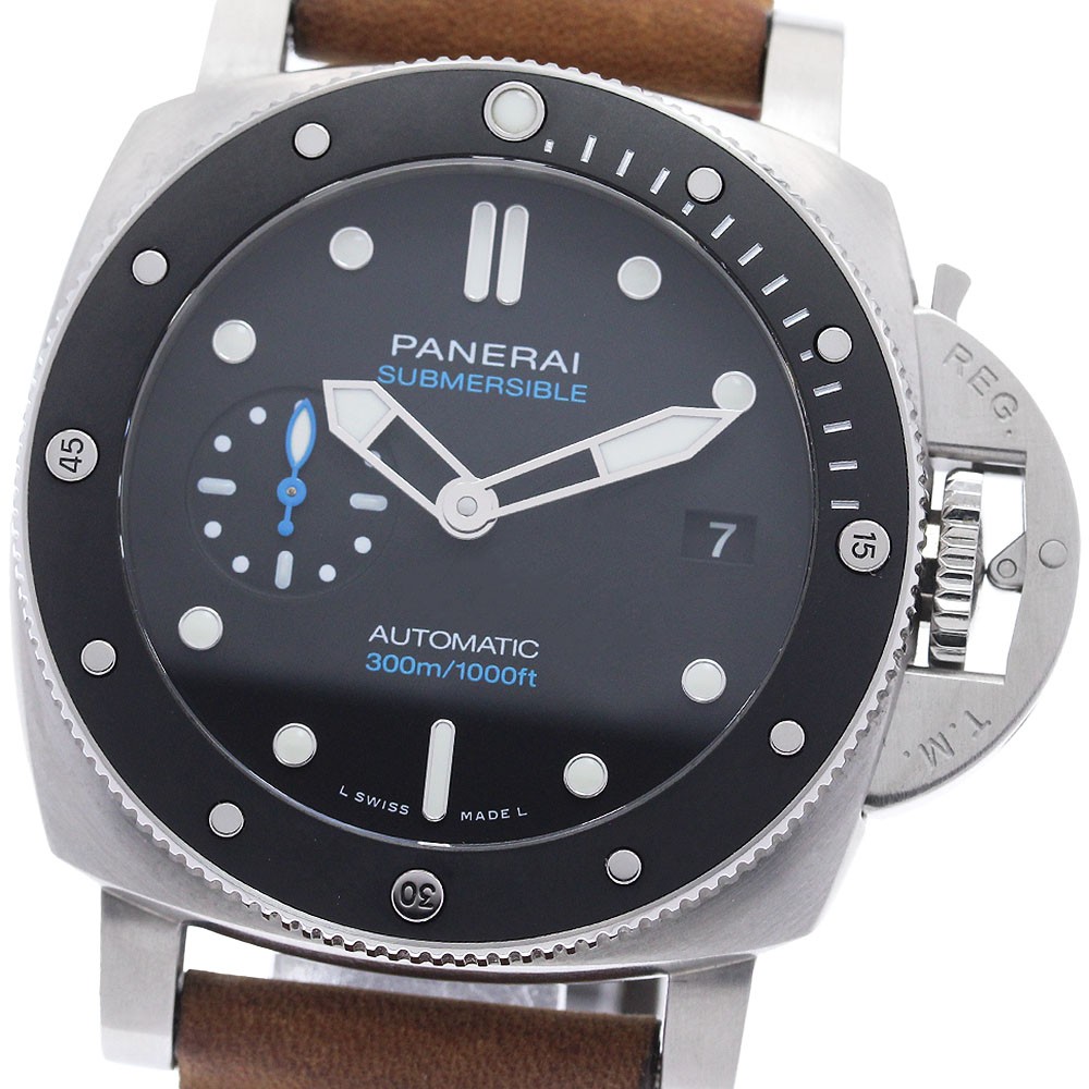 PANERAI Submersible 42mm PAM00683 Date black Dial Automatic Men’s Watch_940121