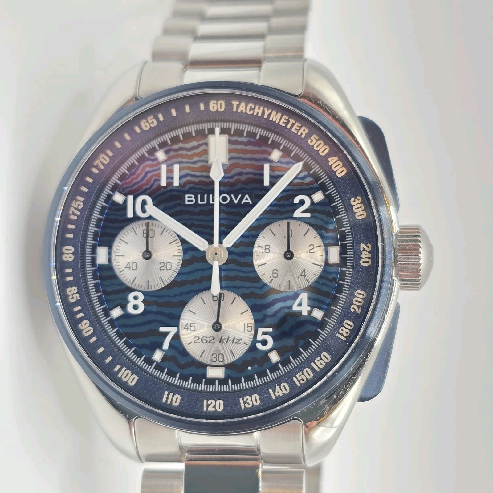 Bulova Lunar Pilot Timascus Quartz Men’s Watch 43.5mm 98A329