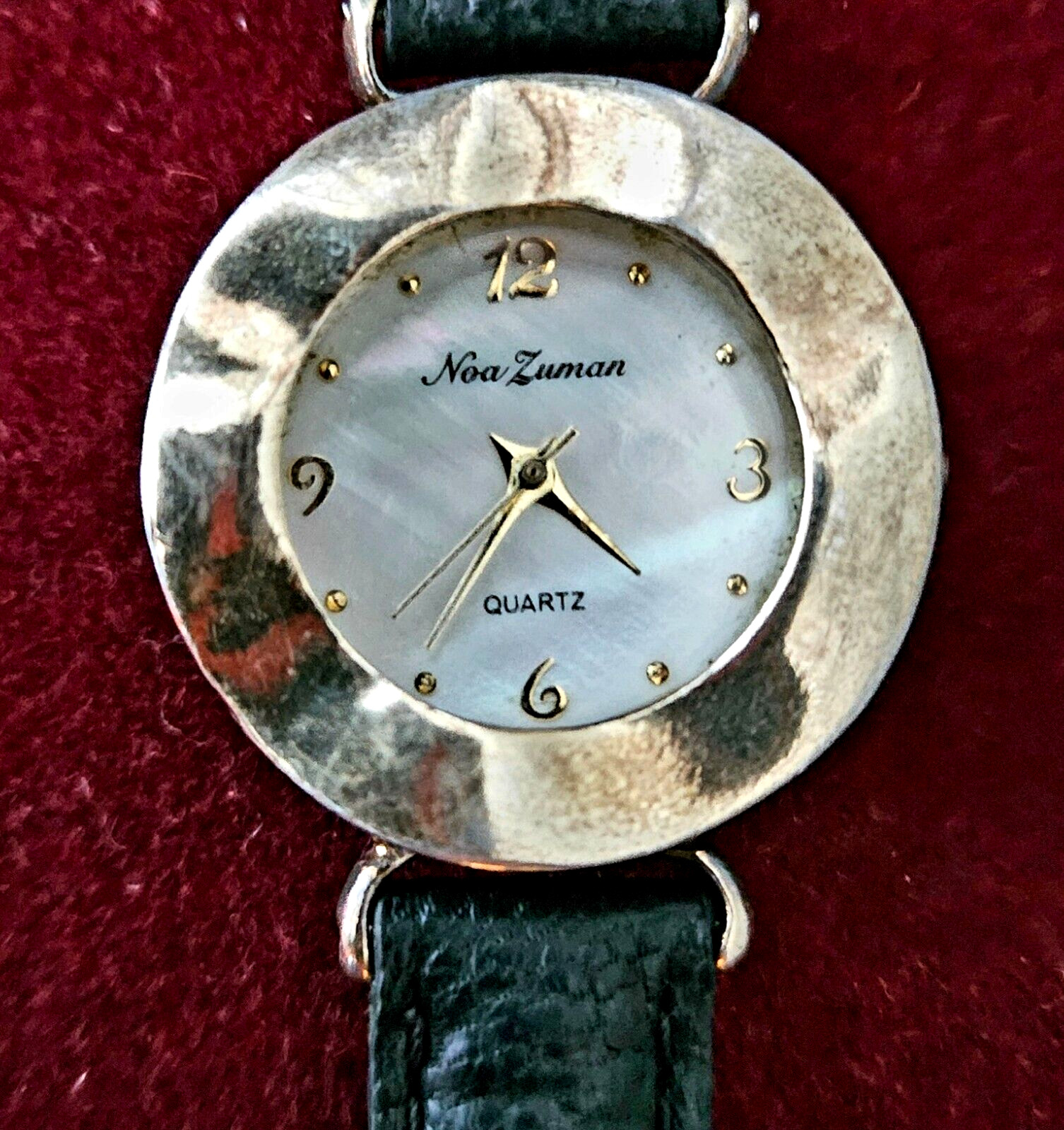 Noa Zuman Lirm Izrael Gold Tone Quartz Analog Women’s Watch