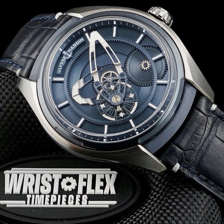 Ulysse Nardin Freak X 43mm -Blue Dial – Titanium 2303-270/03 – Full Complete Set
