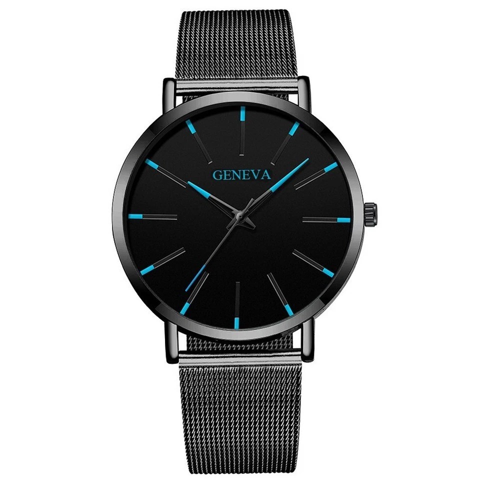 Waterproof Men’s Watch Stainless Steel Quartz Luminous Classic Watches Business